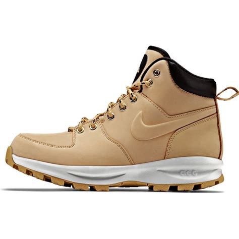 nike manoa leather schuhe beige|nike manoa lace up boot.